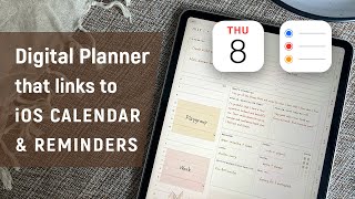 Link Digital Planner to Apple Calendar & Reminders