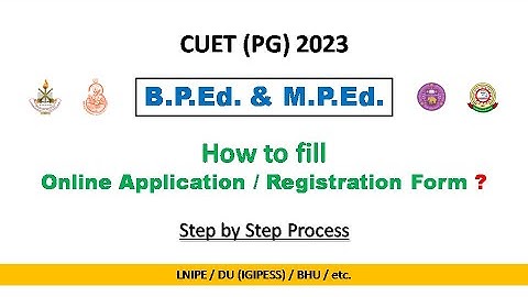How to fill CUET (PG) Online Registration/Application Form | Step by Step Process