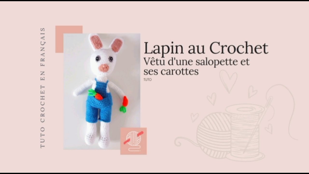 Lapin Câlin: tutoriel amigurumi crochet Lidia Crochet Tricot