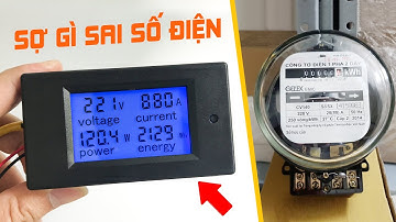 Công tơ điện tử - Kiểm soát số điện gia đình đơn giản