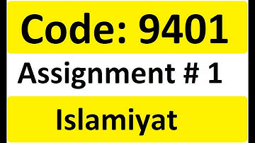 AIOU Solved Assignment No 1 Code 9401 Autumn 2020 | Best Baloch