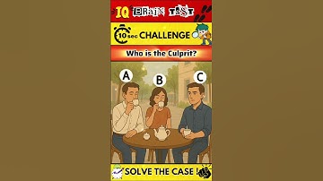 🕵️‍♂️ Detect the Poison Mixer! 💀 Logic Game Begins! #mrbrainhunter #brainteaser #brain #braingames