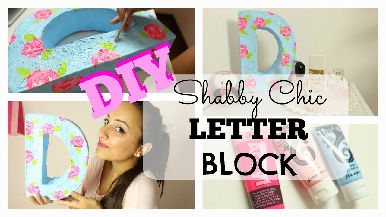 diy shabby chic letter block room decor youtube block letter decorations