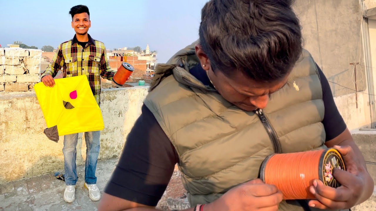 Unboxing best manjha 2024 *Monokite fighter* 🔥best manjha to cut other kites / fighter vs gold