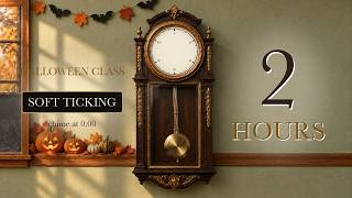 2 Hour Timer 🕰 Halloween Classroom Clock with Soft Ticking & Chime Alarm | 120 Minute Study Timer screenshot 3