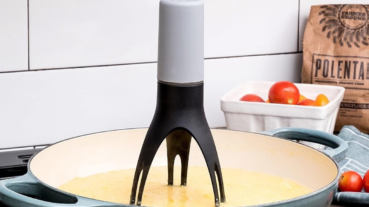 Uutensil Stirr - The Unique Automatic Pan Stirrer - With LED Speed  Indicator, Red