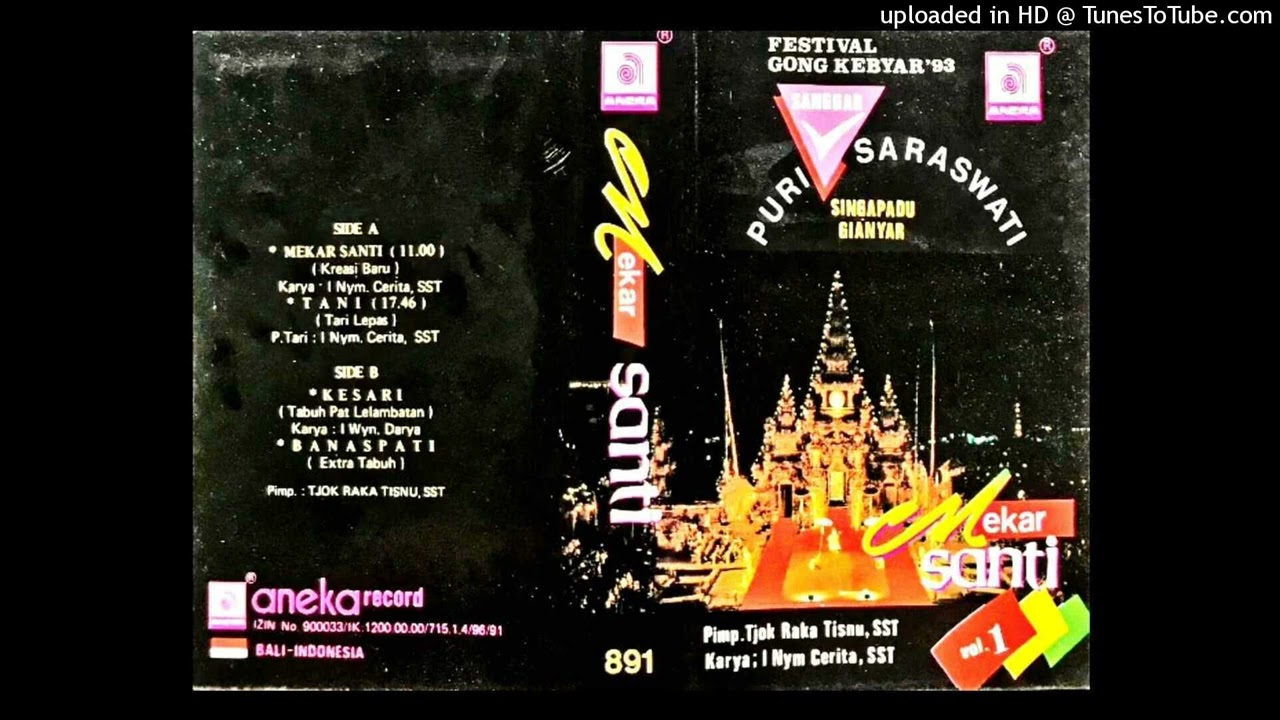 Tabuh Pat Lelambatan Kesari Karya I Wayan Darya S.Sn Festival Gong Kebyar 1993