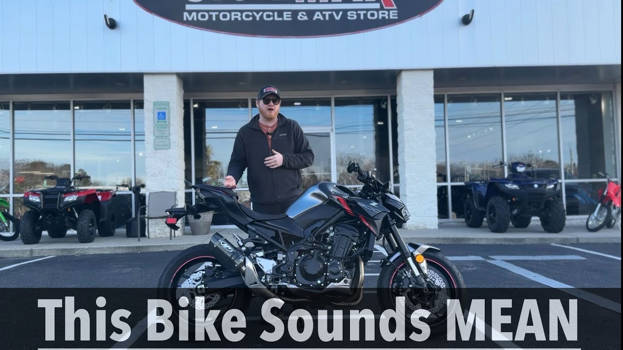 2023 Kawasaki Z900 M4 Carbon Exhaust Sounds MEAN (PreOwned) Review