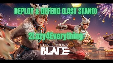 DEPLOY & DEFEND LAST STAND 4lvl Full run