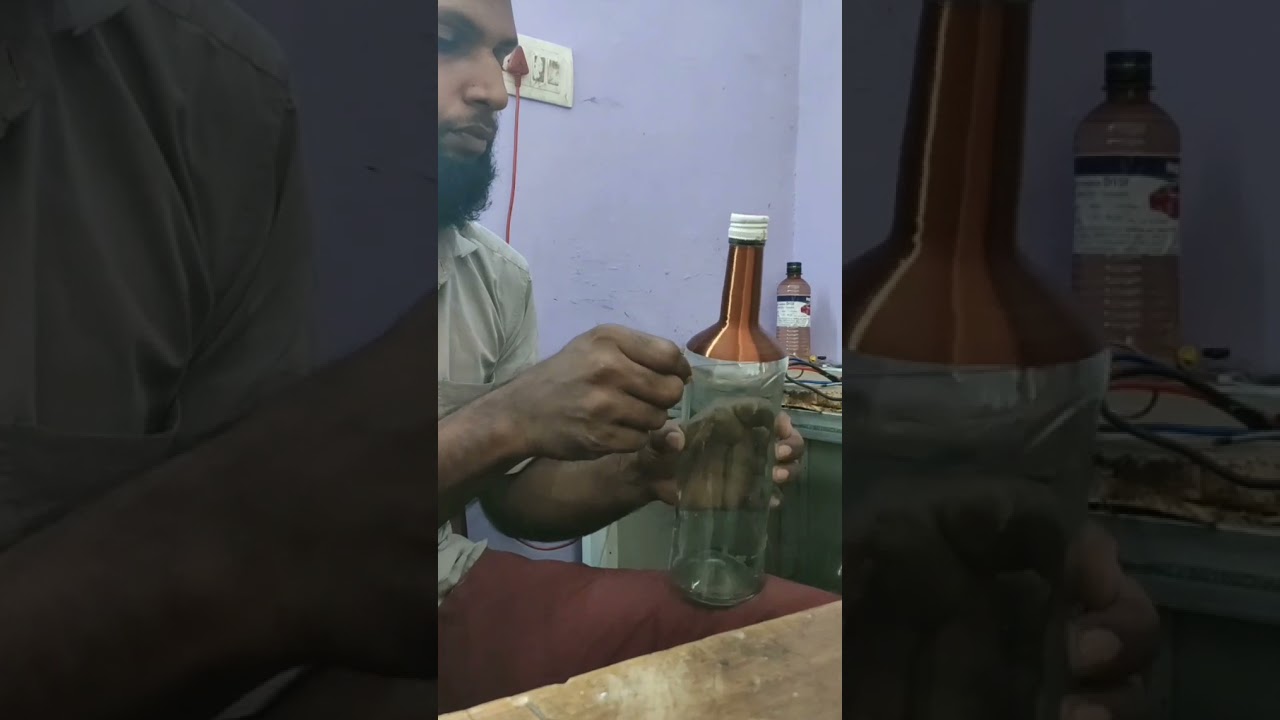 bottle art
 copper winding