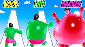 NOOB vs PRO vs HACKER - Wobble-Man Run