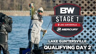 B Pro Tour Stage 1 Lake Guntersville Qualifying Round 2 Highlights