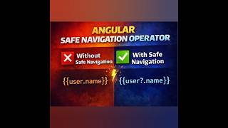 Angular Safe Navigation Operator ?. | Frontend Trick #css #coding #programming  #angular #angular21