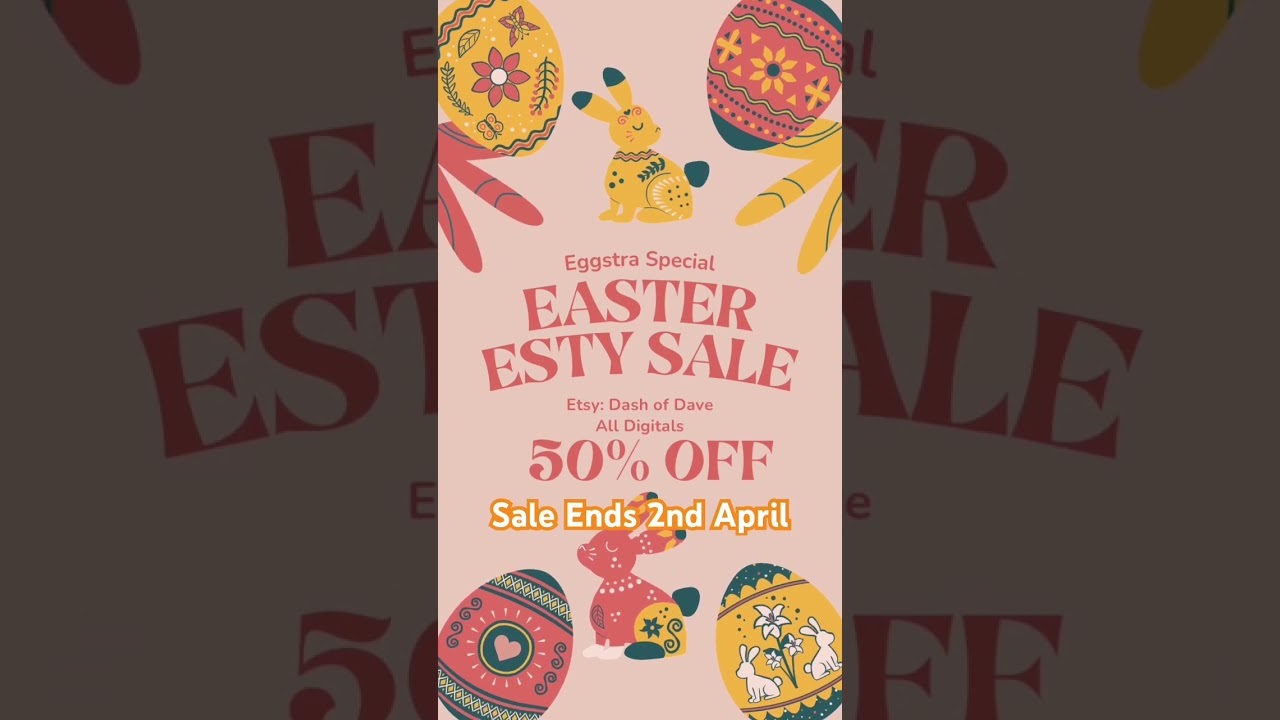 Eggstra Special Easter Etsy Sale at 