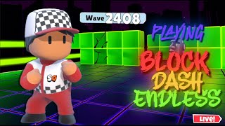 🔴Stumble Guys live block dash endless 1500 wave? EU server