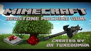 Minecraft Redstone Machine Gun Tutorial