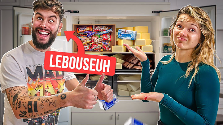 LE BOUSEUH BALANCE SON FRIGO ! (du beurre, des crêpes et du chocolat...)