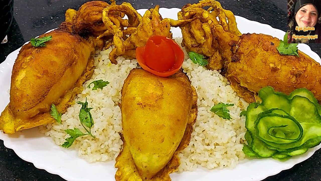 سبيط محشي ورز بالمارتة وطاجن سبيط بالبطاطس علي طريقة افخم المطاعم البورسعيدية