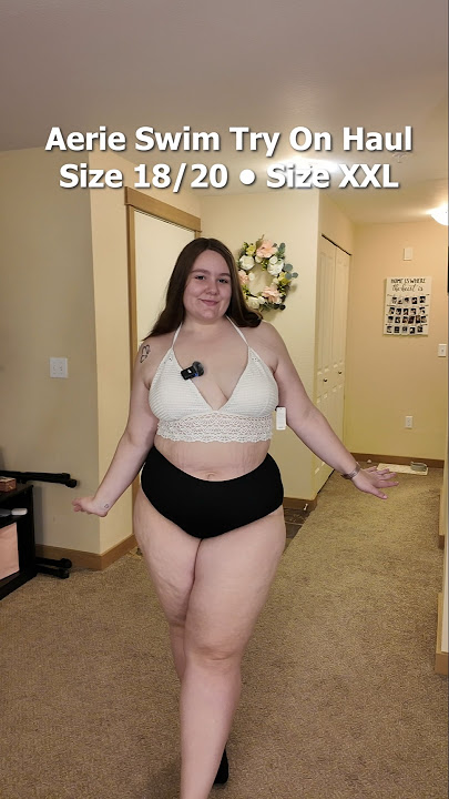 Aerie Size XXL Swim Try On Haul | Plus Size Swimsuits