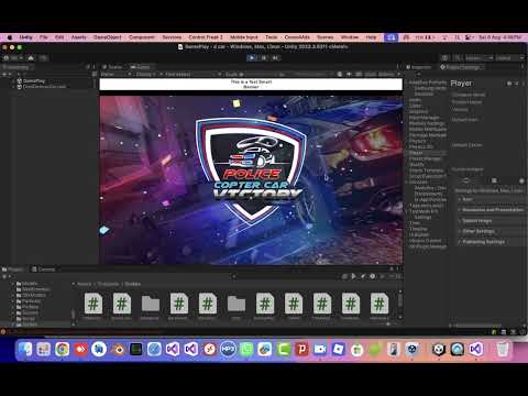 US Police Car Helicopter unity source code
