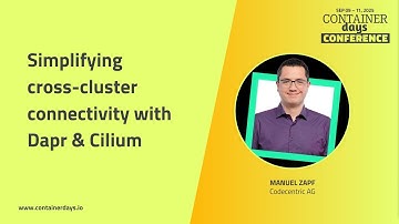 Simplifying cross-cluster connectivity with Dapr & Cilium - Manuel Zapf