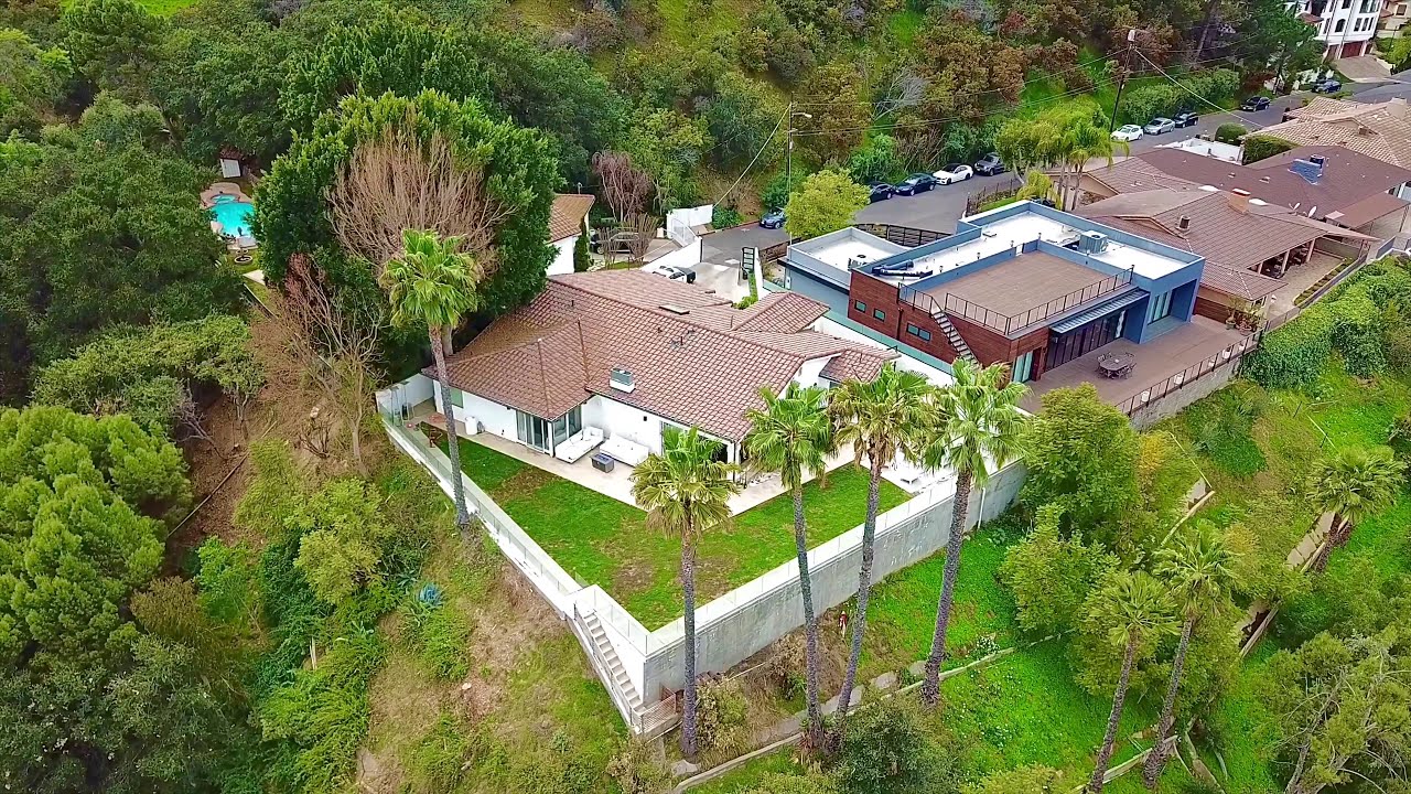 David Dobrik's House in Studio City California, 4K Drone ...