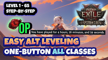 [PoE 2] Fastest Alt Leveling Build Setup for All Classes | How I Went through 6 Acts in 4h30 [NERF]