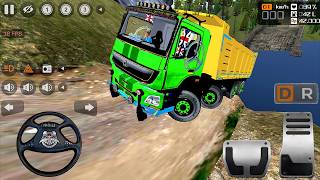 HEAVY 12 WHEELS BHARAT BENZ TRUCK IN EXTREMELY OFF-ROAD | BUS SIMULATOR INDONESIA  screenshot 1