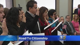 Mayor Emanuel Hosts Naturalization Ceremony