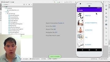 Lesson112 Part1- Android Menu for Fragments / Share App