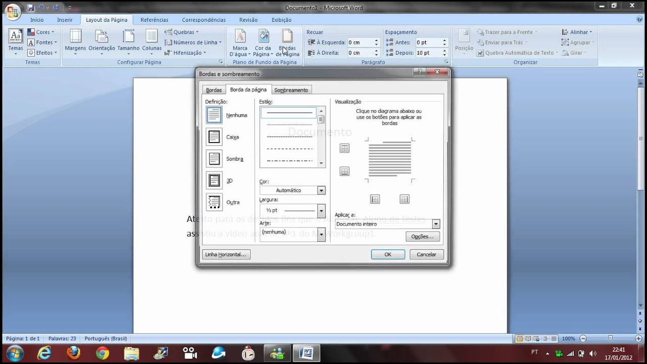 Como criar um documento do Word?