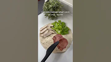 Game Changing Wrap Hack Easyrecipe Caesarsalad Healthyrecipes Highproteinmeals 