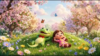 Croco & Ely Calm Breathing 🌸 Kids Relaxation | Gentle Piano Nature Sounds screenshot 5