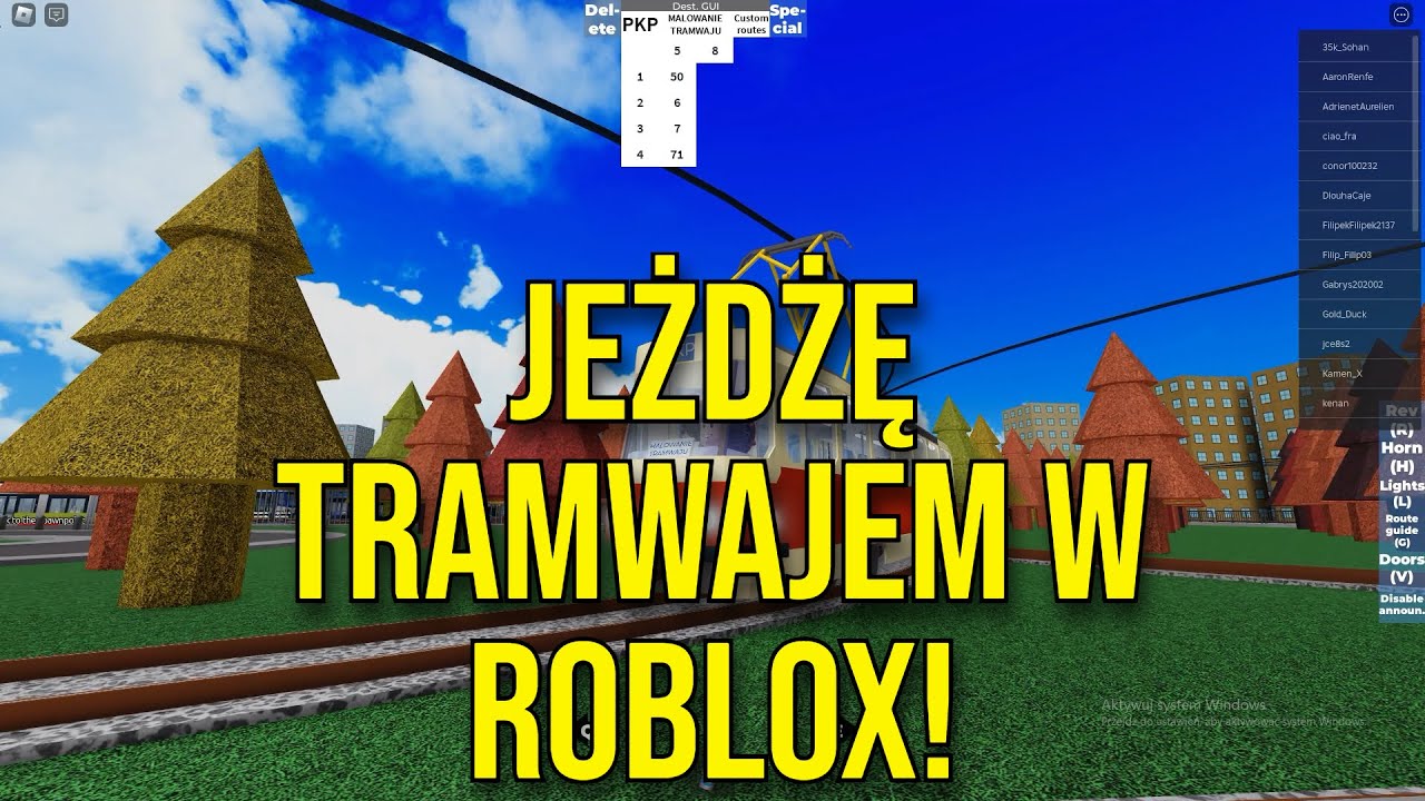 JEŻDŻĘ TRAMWAJEM W ROBLOX! (Nid's Buses & Trams)