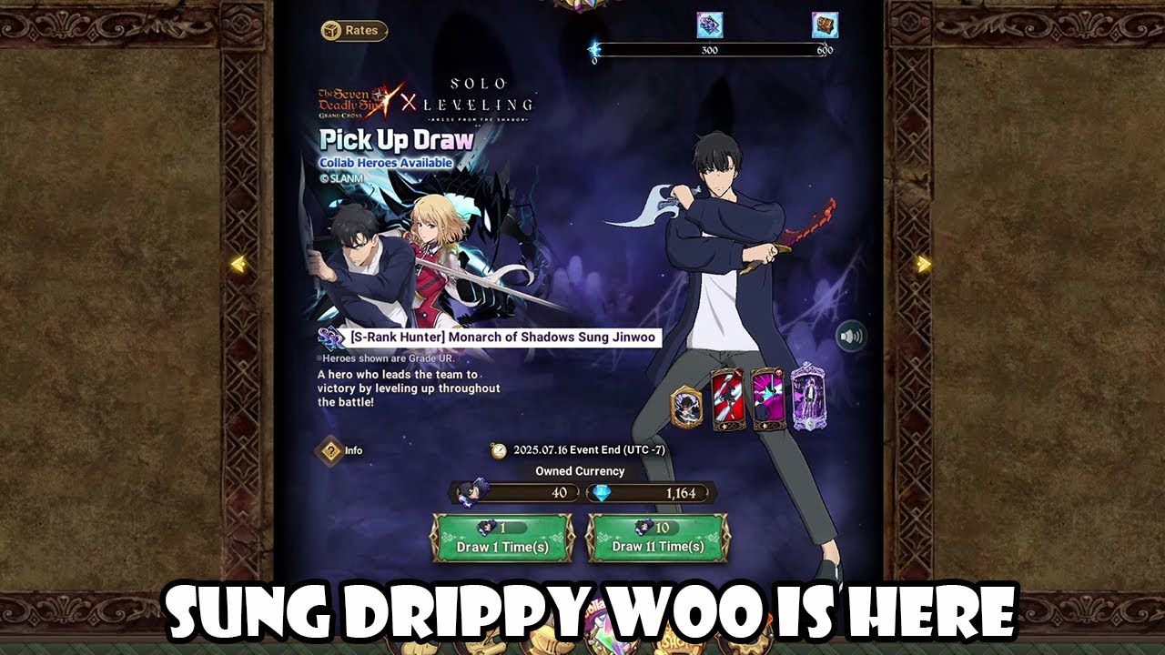 Solo Leveling Crossover Summons | Seven Deadly Sins: Grand Cross