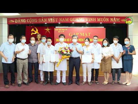 Video Đoàn cán bộ y tế Hưng Yên chi viện cho Bắc Giang - youtube