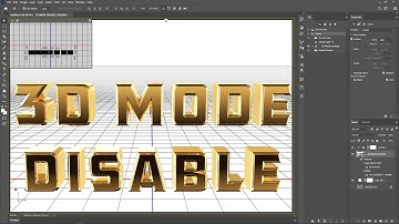 turn 3d photoshop | Exit 3d Photoshop | 3d mode photoshop | exit 3d mode photoshop