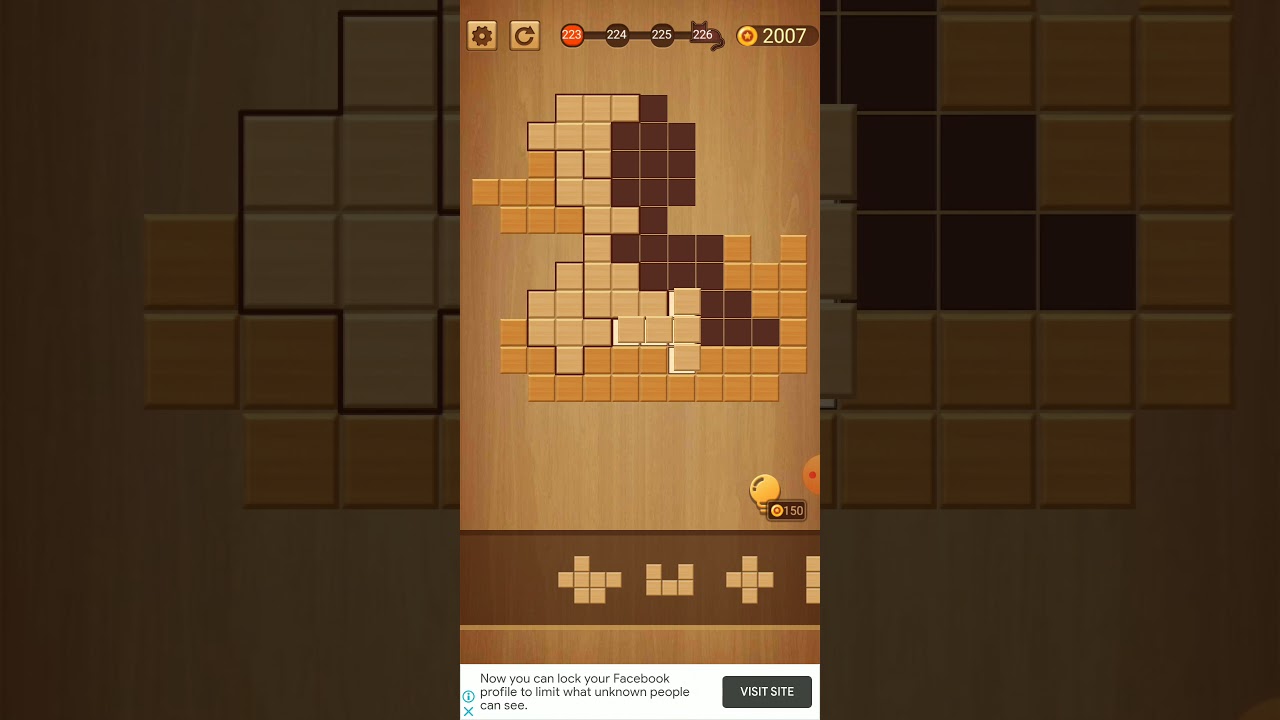 HIGH IQ BlockPuzJIGSAW PUZZLES & WOOD BLOCK PUZZLE GAMELEVEL 223 HIGH IQ PUZZLE SOLVE IN 0.