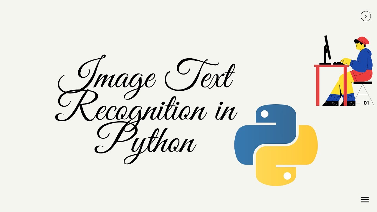 Image Text Recognition (OCR) in Python - YouTube