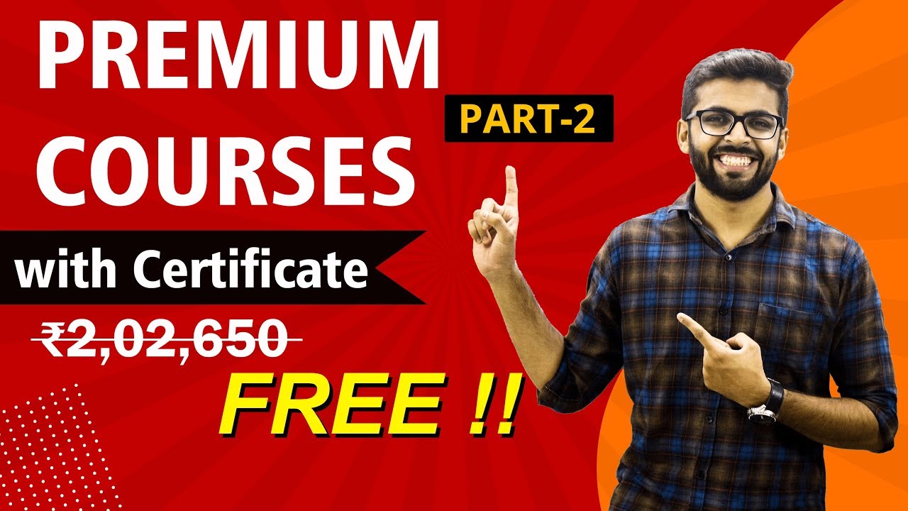 FREE Courses Premium worth LAKHS with CERTIFICATE (Part-2) 🔥🔥 | Digital ...