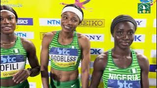 Nigeria's Women's 4x100m after qualifying for Paris 2024 Olympics