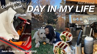 back home for thanksgiving break VLOG