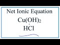 Net Ionic Equations and Spectator Ions