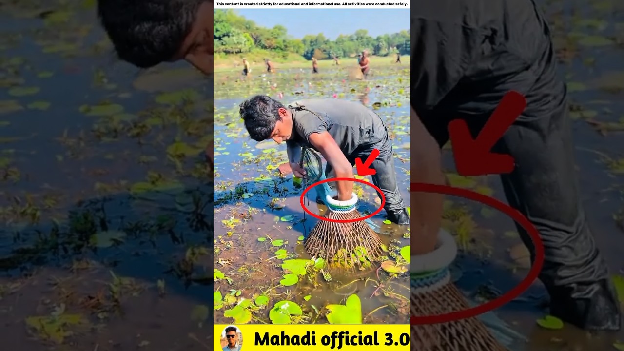 What fish did the young man catch? 🐟