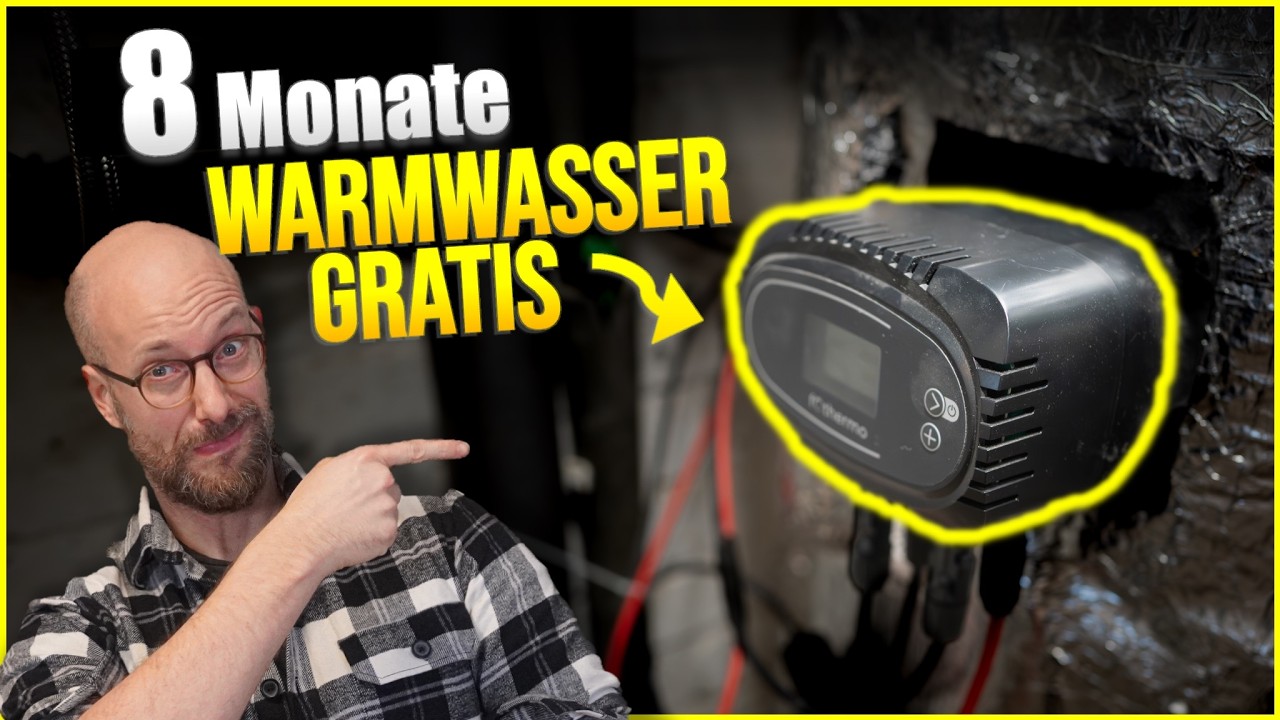 Große PV Anlage zu teuer? DIESER Heizstab am Balkonkraftwerk reduziert die Gasrechnung drastisch.