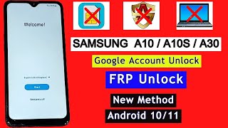 Samsung A10/A10S/A30 FRP Bypass Android 11 | Google Account Unlock | Remove FPR Lock Without PC/Sim