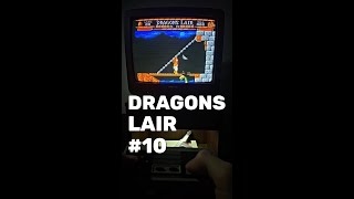 Dragon's Lair Walkthrough Part 10 (NES CRT TV) #dragonslair #dirkthedaring #princessdaphne #cinematr