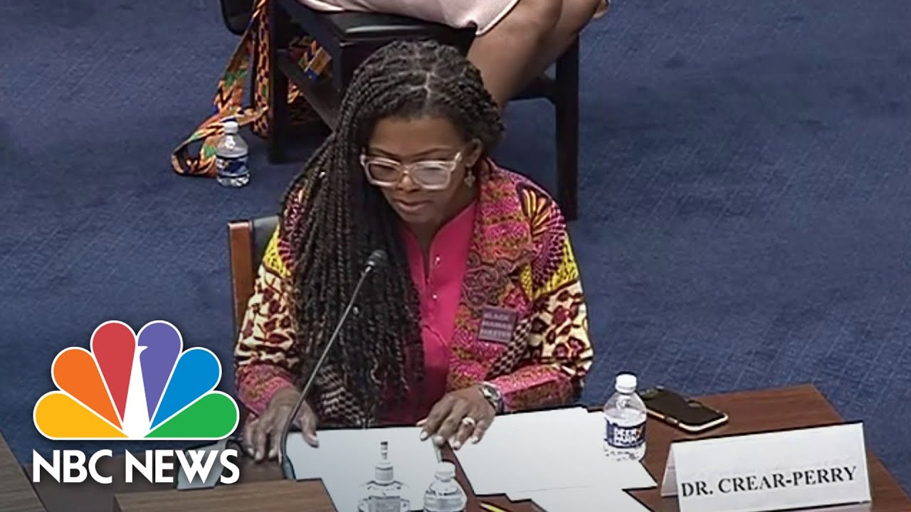 Emotional Testimony Heard On Black Maternal Health Crisis In Congressional Hearing | NBC News NOW