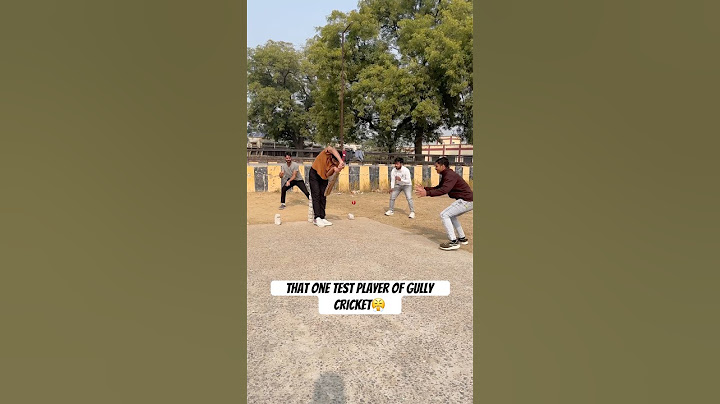 That one test player of gully cricket😩 #trending #cricket #shorts