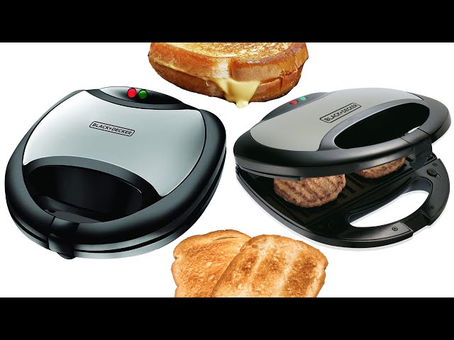 Black & Decker Sandwich Maker Grill TS2020 Unboxing 